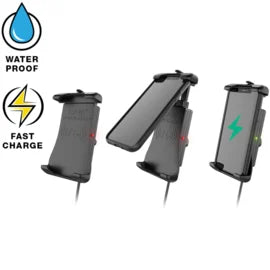 RAM Quick-Grip waterdichte Telefoonhouder met Draadloze Oplader - RAM-B-149Z-A-UN14W
