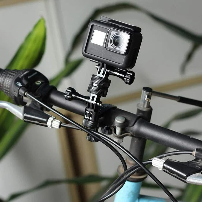 HSU aluminium 360 graden rotatie adapter voor GoPro en actioncams